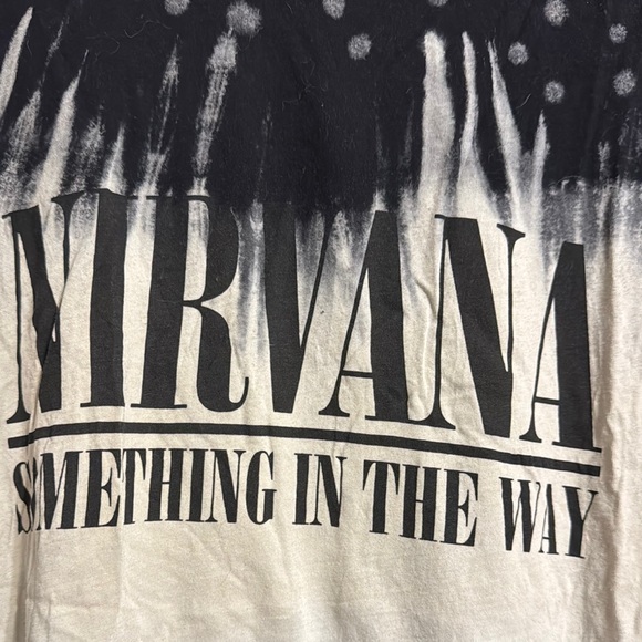 Nirvana Graphic Tee in Black and White - Picture 1 of 3